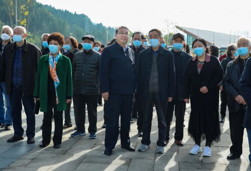 南充市厅级离退休干部莅临Opta足球参观考察